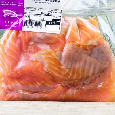ma ferme en ville dès truite fumée Teppe
