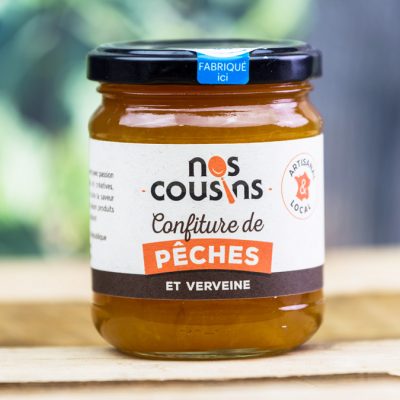 ma ferme en ville confiture peche verveine NOS COUSINS